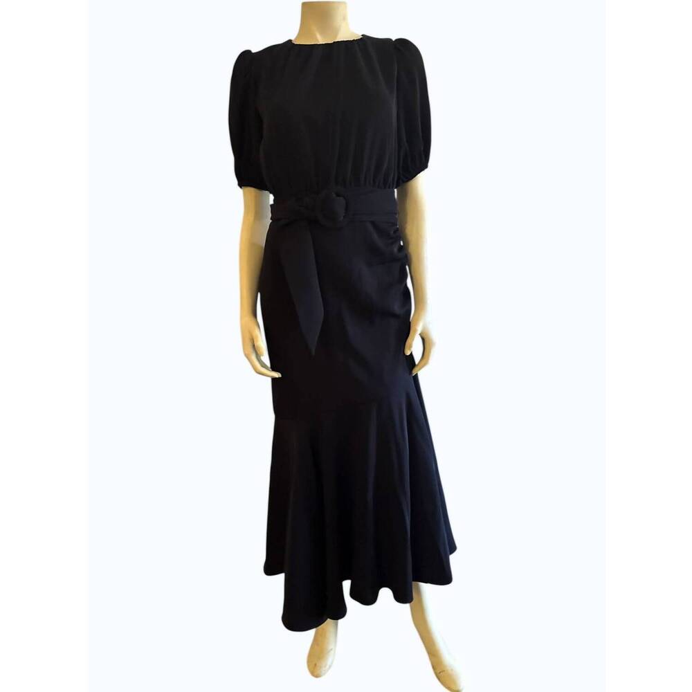 NEW POSH COUTURE women's rouche dress in black